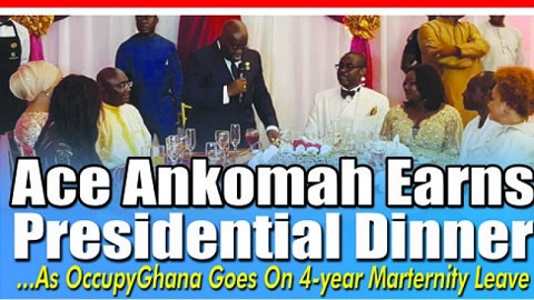 President Nana Akufo-Addo, Ace Anan Ankomah, Ken Ofori-Atta and his wife, Angela Ofori Atta