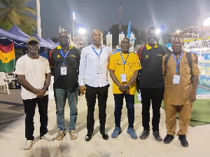 GOC President, Richard Akpokavie (3rd from right)