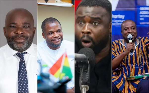 L-R: Okyere Baafi, Efo Worlanyo, Benjamin Appiah and Salam Mustapha