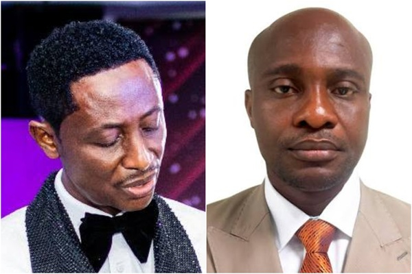 Pastor Kelvin (L) has claimed that MP Bernard Bediako Baidoo forged documents