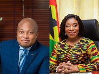 Samuel Okudzeto Ablakwa (L) and Shirley Ayorkor Botchwey (R)