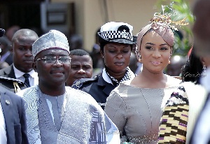 Vice-President, Dr. Mahamudu Bawumia with his wife, Samira Bawumia