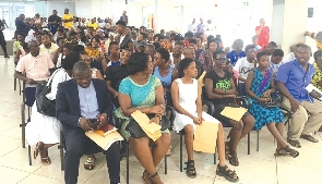 Parents at the Teachers Hall to seek adminission for their wards