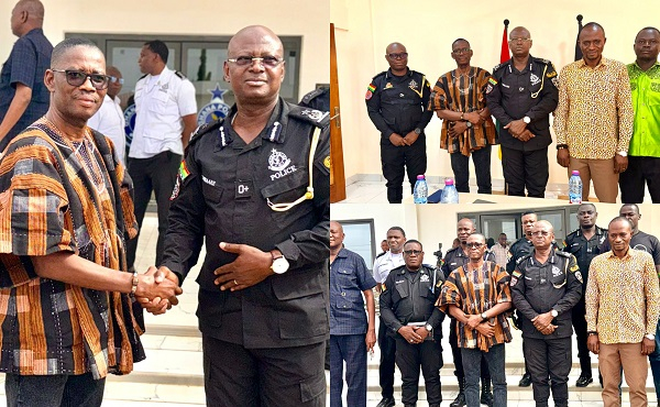 The two sides discussed and assessed the security situation in the Wa West District