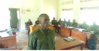 Pte Julius Ecee appears before  01 Special Forces Group Division Court Martial at Loro Town