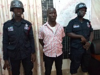 Baba Alhassan (middle) is believed to have led the attack on Tamale Teaching Hospital CEO