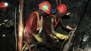 Legal largescale miners in Ghana