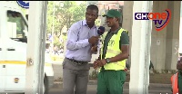 Joseph Armstrong Gold-Alor, Broadcast journalist interviews GHOneTV with an AMA official.