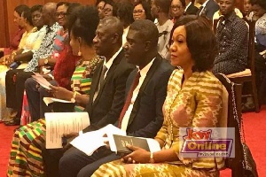 Akufo-Addo swears in Jean Mensa, 3 other electoral commissioners