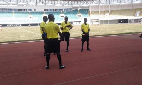 Match officials at Essipong