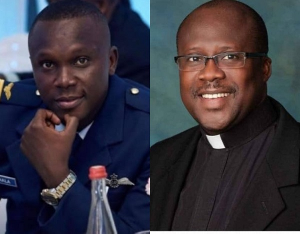 Peter Abaafeme (L) and his brother Rev Fr Anthony (R) both died within five months