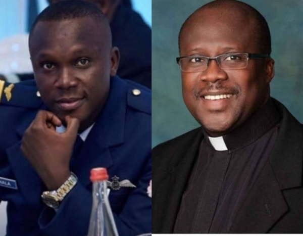 Peter Abaafeme (L) and his brother Rev Fr Anthony (R) both died within five months