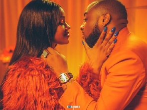 Davido and girlfriend Chioma Rowland