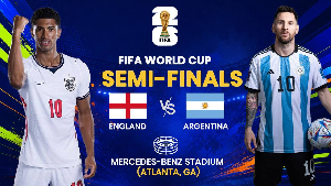 Argentina face England in the semifinal