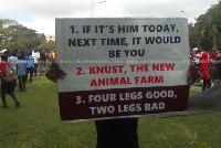 Some KNUST students are planning to stage another demonstration