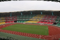 An overview of Statde Stade de Kintele in Brazzaville.