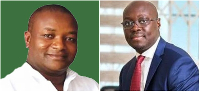 Hassan Ayariga (L) has criticised the Ato Forson (R)