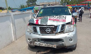 The car which knocked down and killed two people