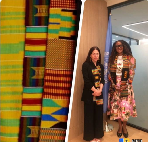 The documentary among other things highlights how kente was popularized in the United States