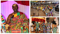 Nana Apau Wiafe Ababio Sanwoansan was Guest of Honour at the Asanteman Europe Afahyɛ