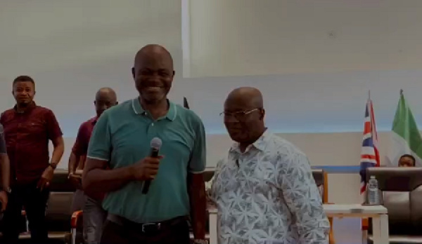 Kennedy Agyapong with Osei Kyei-Mensah-Bonsu