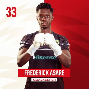 Asante Kotoko goalkeeper, Frederick Asare