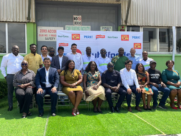 Chief of Staff, Julius Debrah among other dignitaries in a photograph