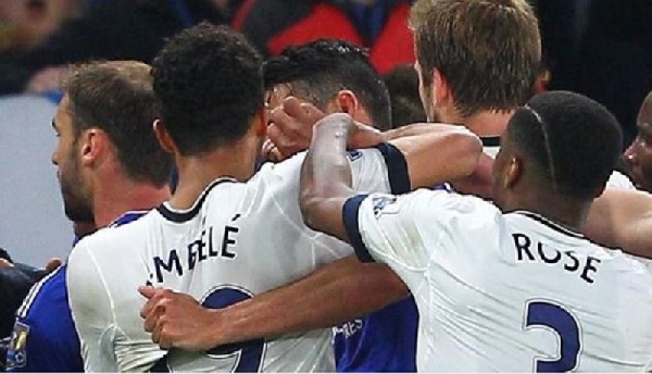 Tensions were high during the Chelsea-Tottenham game