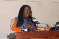 Professor Audrey Gadzekpo, the Board Chair of CDD-Ghana