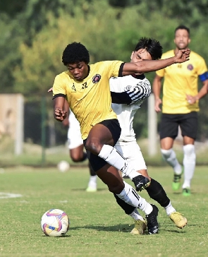 Denzell made it 3-1 for Rajasthan eight minutes after the break
