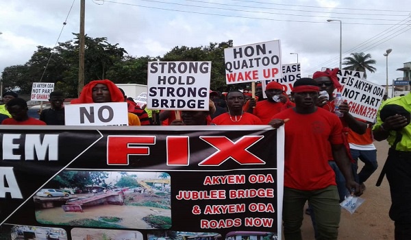 Residents say the bridge which has become weak consistently traps vehicles