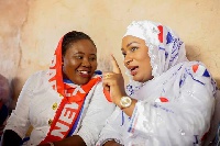 Francisca Oteng Mensah with 2nd lady Samira Bawumia