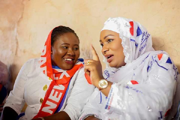 Francisca Oteng Mensah with 2nd lady Samira Bawumia