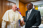 Pope Francis And Dr Mahamudu Bawumia 