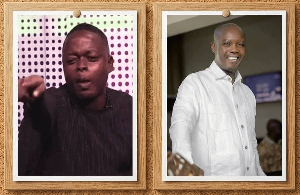 Japhet Festus Gbede (L), Assembly Member And Bernard Ahiafor MP (R)