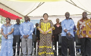 First Lady, Rebecca Akufo-Addo with other dignitaries at the event