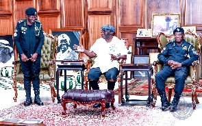 IGP Dampare with President John Kufuor