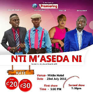 'Nti M'aseda Ni' features Actor Kwadwo Nkansah Lilwin, Vivian Jill, Bill Asamoah, Agya Koo etc.