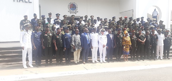 Graduands of the Junior Staff Course 74 in a group photograph