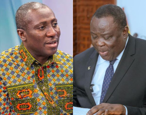 Afenyo-Markin (L) syas Justice Pwamang (R) wants to become Chief Justice Afenyo-Markin (L) syas Justice Pwamang (R) wants to become Chief Justice