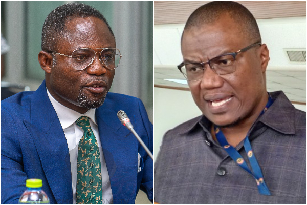 Health Minister, Kwabena Mintah Akandoh and Ranking Member on Health, Dr Nana Ayew Afriye