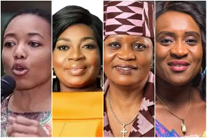 The female MPs heading committees of Parliament