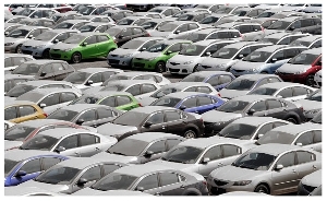 File photo of auction cars