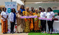 Dignitaries in a group photo at the event