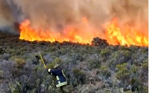 Authorities are battling to contain fire that broke out on Mount Kilimanjaro