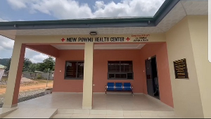 The health centre in Powmu, Asuogyaman District