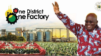 The One District One Factory (1D1F) initiative is the vision of President Akufo-Addo