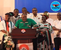 Allotey Jacobs, Koku Anyidoho and others during the NPP conference in Cape Coast