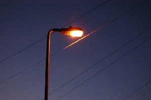 Library Photo:Powered streetlights