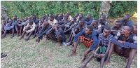 32 Kenyan pastoralists after being sentenced on April 11, 2023 by the Army Court